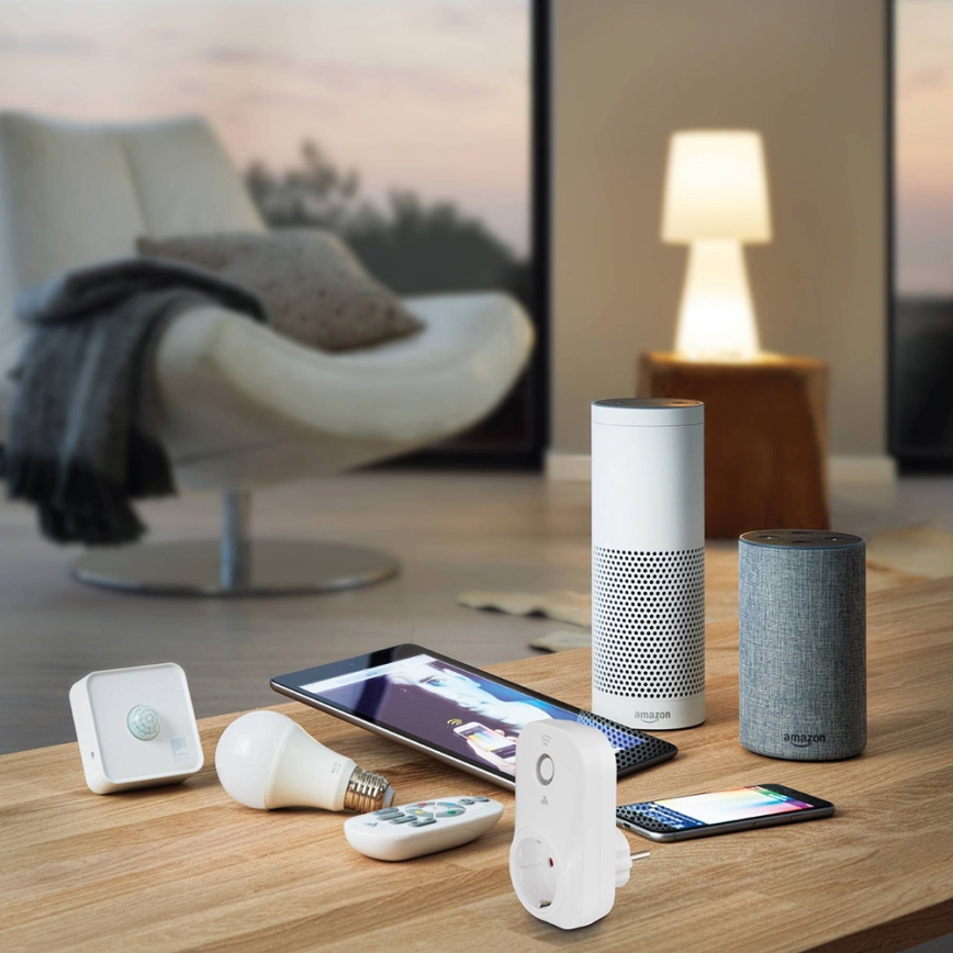 Eglo - Bewegungs- und Dämmerungssensor für den Außenbereich CONNECT SENSOR 12 m 3xAA weiß IP44