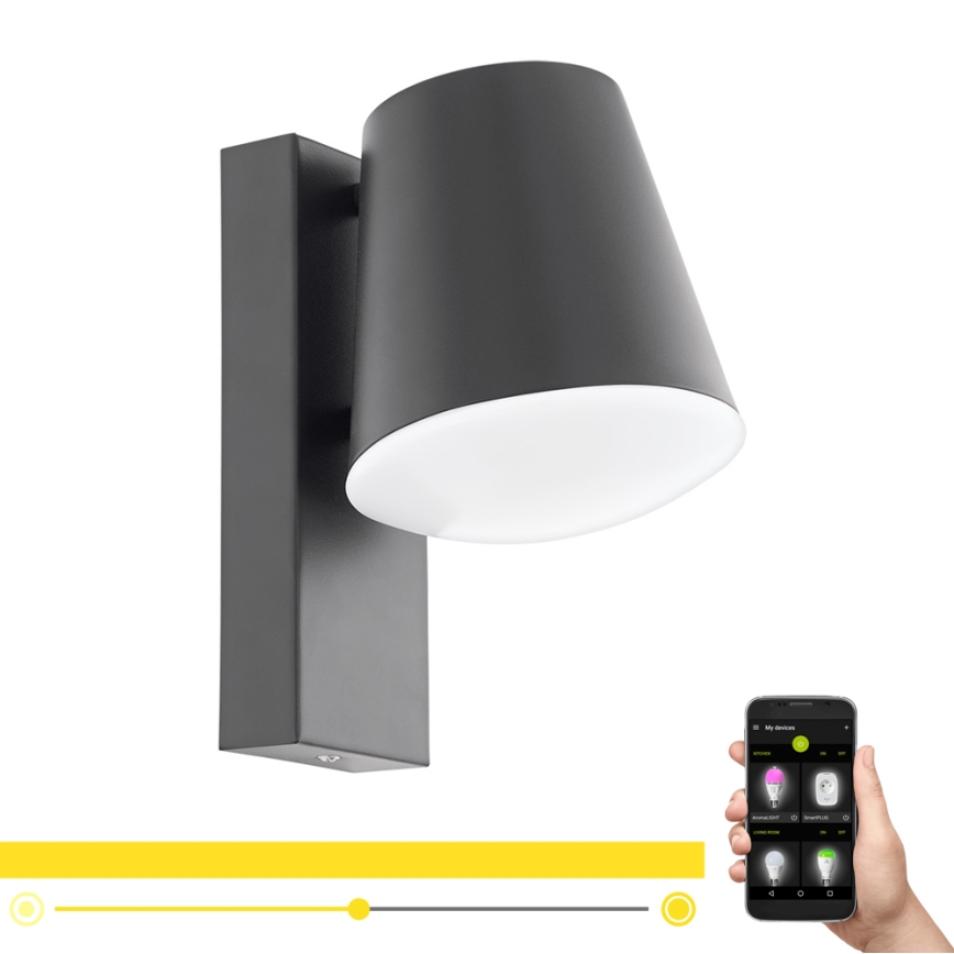 Eglo 97482 - Lampada da parete esterna dimmerabile a LED CALDIERO-C 1xE27/9W/230V IP44