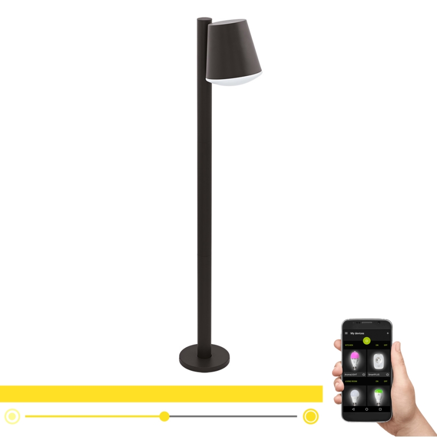 Eglo - LED RGB Dimmerabile per esterni lampada CALDIERO-C 1xE27/9W/230V antracite IP44