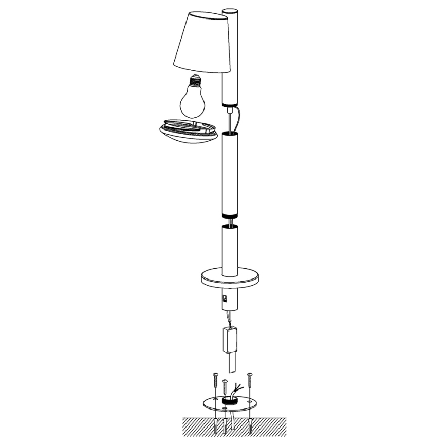 Eglo - LED RGB Dimmerabile per esterni lampada CALDIERO-C 1xE27/9W/230V antracite IP44