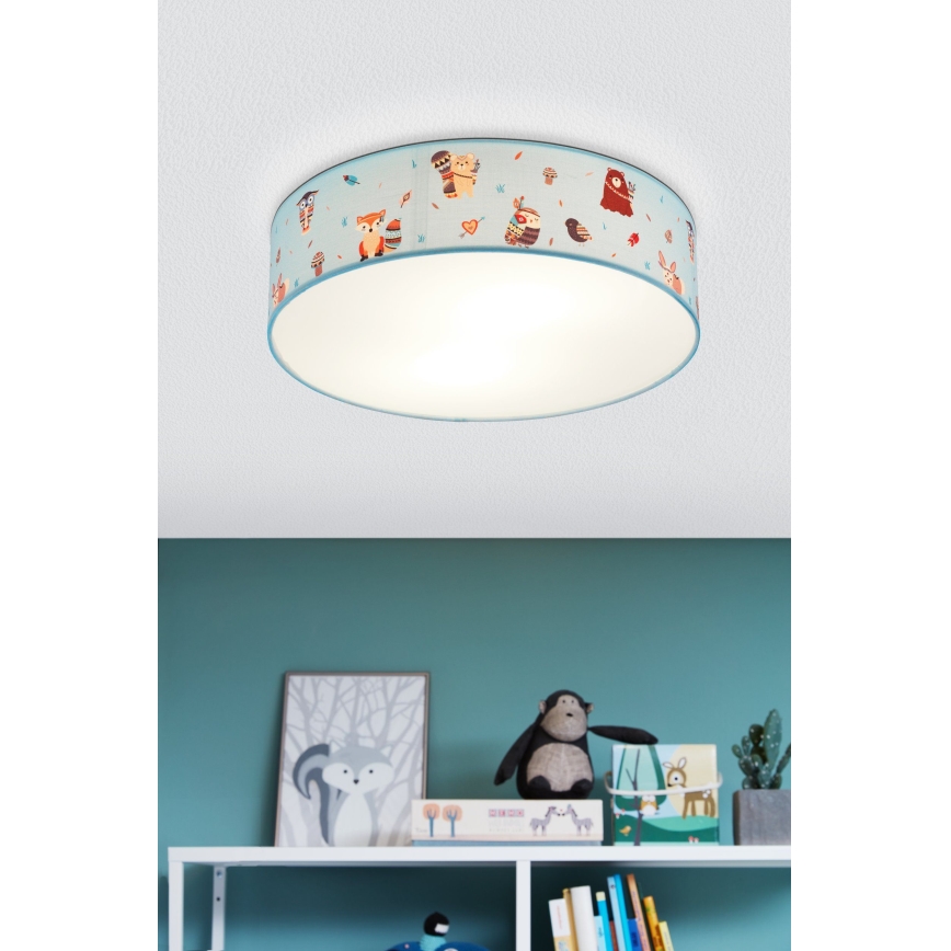 Eglo - Plafonnier enfant 2xE27/40W/230V