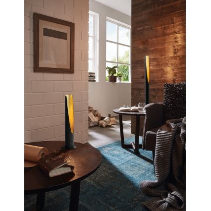 Eglo - Lampadaire LED 1xGU10/4,5W/230V noir