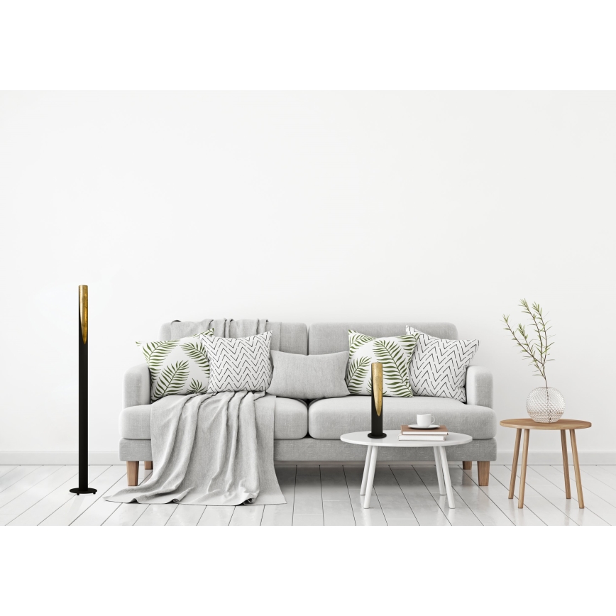Eglo - Lampadaire LED 1xGU10/4,5W/230V noir