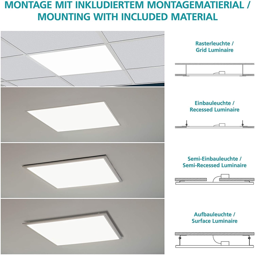 Eglo - Luminaire LED RGB dimmable SALOBRENA-C LED/24W/230V + télécommande