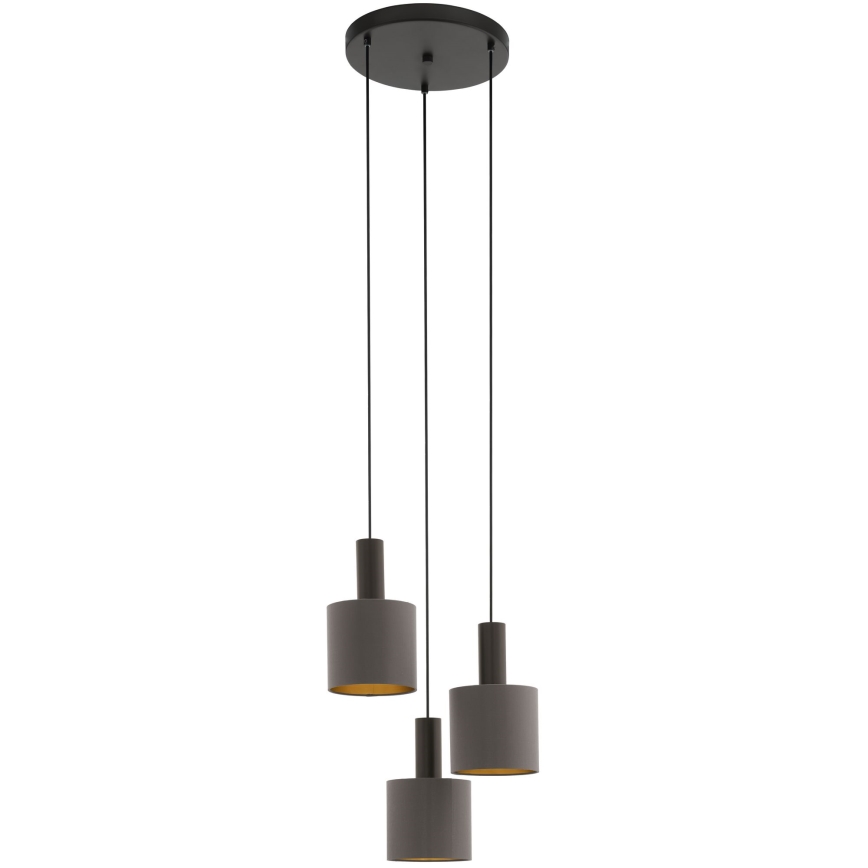 Eglo - Lampadario a sospensione con filo 3xE27/60W/230V