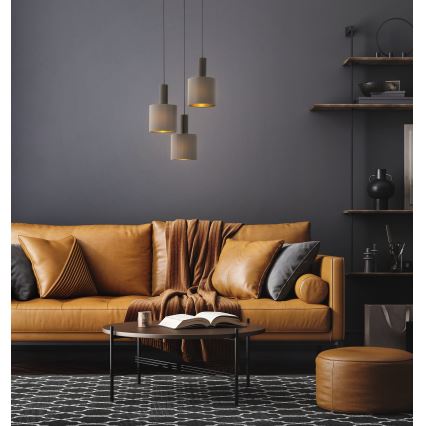 Eglo - Lampadario a sospensione con filo 3xE27/60W/230V