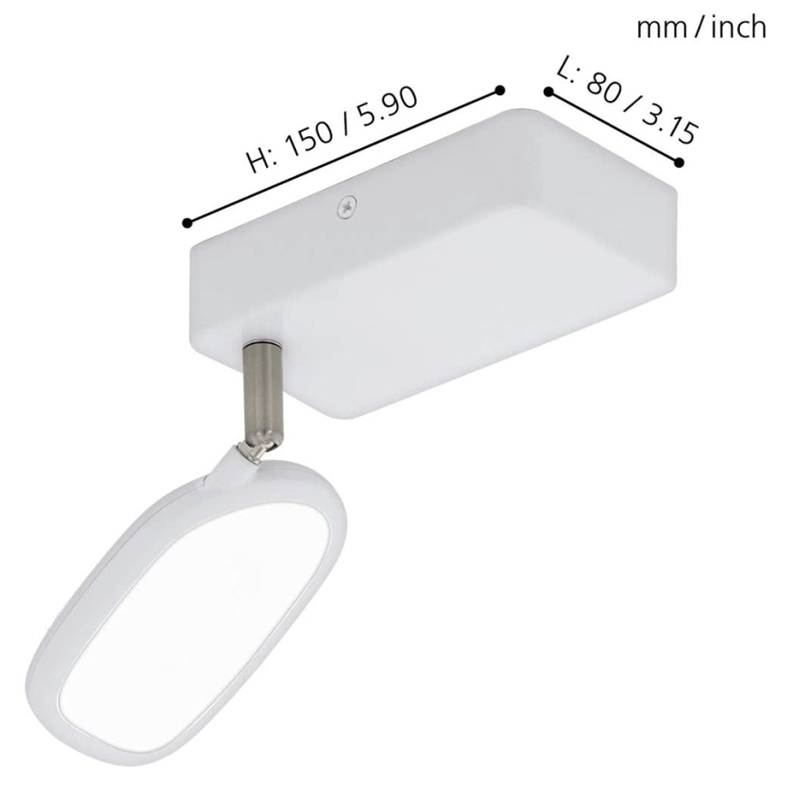 Eglo - Spot LED RGB PALOMBARE-C 1xLED/5W/230V