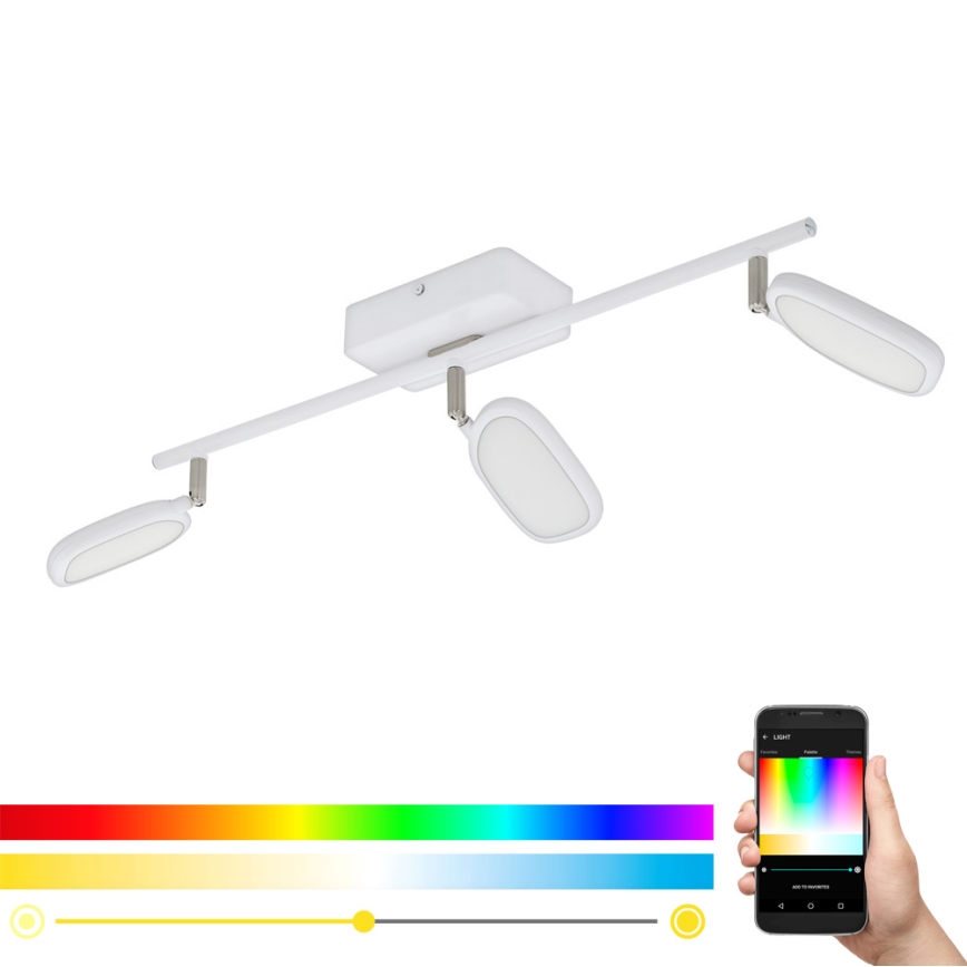 Eglo - LED RGB Einbauleuchte PALOMBARE-C 3xLED/5W/230V