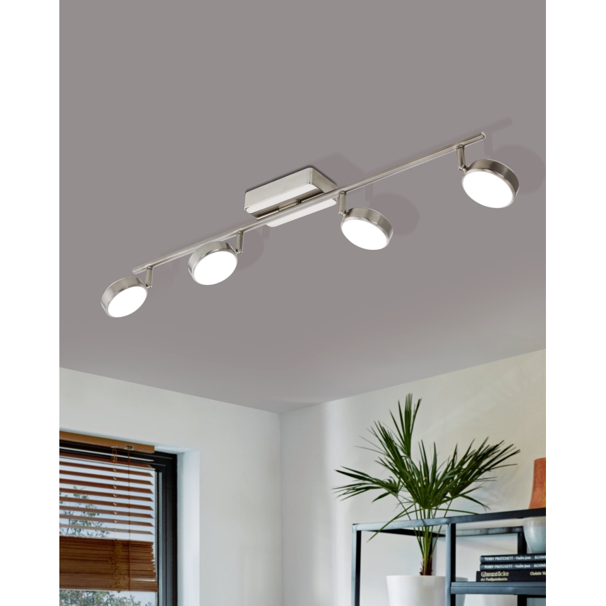 Eglo - LED RGB Faretto dimmerabile CORROPOLI-C 4xLED/5W/230V