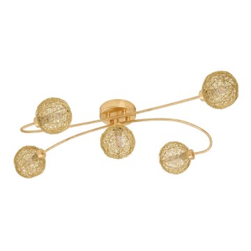 Eglo 97726 - LED-Aufbau-Deckenleuchte CARIS 1 5xG9/3W/230V