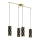 Eglo 97768 - Lampadario a sospensione con filo PINTO NERO 1 4xE27/60W/230V