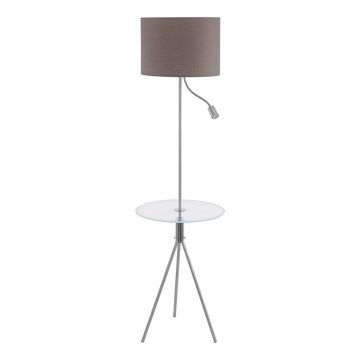 Eglo 97771 - Lampada con piedistallo con un tavolo POLICARA 1xE27/60W/230V+LED/3,5W