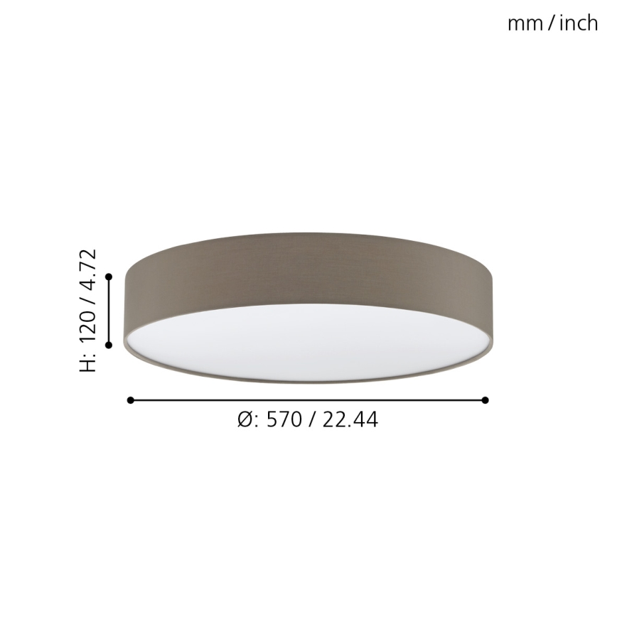 Eglo - Plafoniera LED dimmerabile LED/40W/230V