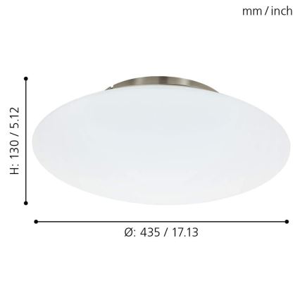 Eglo 97811 - Plafonnier LED RGB dimmable FRATTINA-C LED/27W/230V