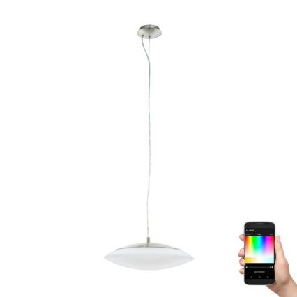 Eglo 97812 - Lampadario a sospensione LED RGB dimmerabile con cavo FRATTINA-C LED/27W/230V