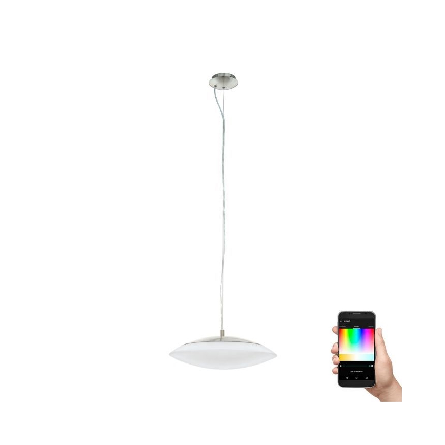 Eglo 97812 - LED RGB dimmbare Pendelleuchte an Kabel FRATTINA-C LED/27W/230V