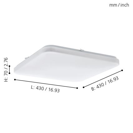 Eglo - LED Deckenleuchte LED/33,5W/230V