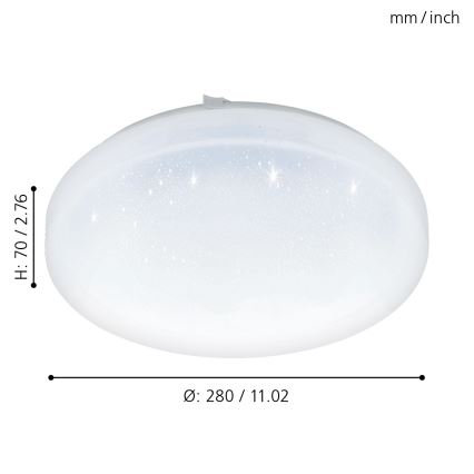 Eglo - Plafoniera LED LED/11,5W/230V