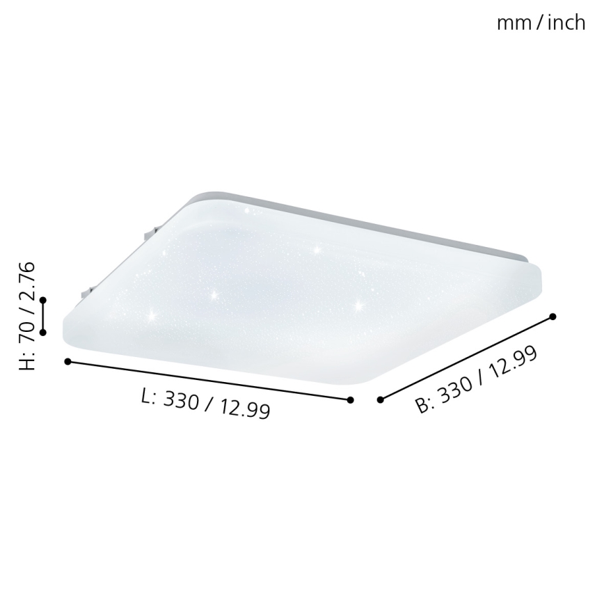 Eglo - Plafoniera LED LED/17,3W/230V