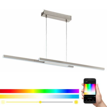 Eglo - LED-RGB dimmbare Pendelleuchte mit Seilaufhängung FRAIOLI-C LED/34W/230V