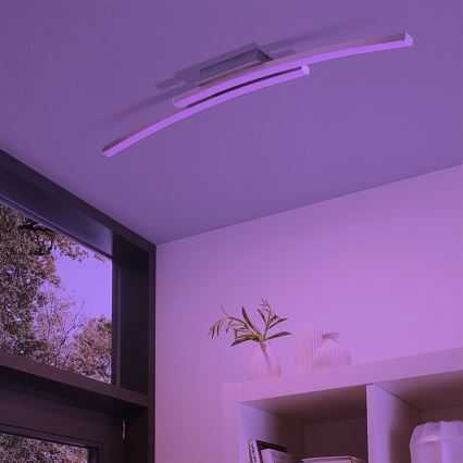 Eglo 97909 - Plafonnier LED RGB dimmable FRAIOLI-C LED/34W/230V
