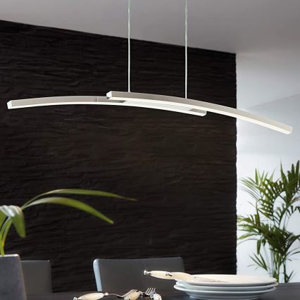 Eglo 97911 - LED RGB dimmbare Hängeleuchte an Kabel FRAIOLI-C 2xLED/17W/230V