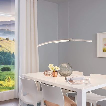 Eglo 97911 - LED RGB dimmbare Hängeleuchte an Kabel FRAIOLI-C 2xLED/17W/230V