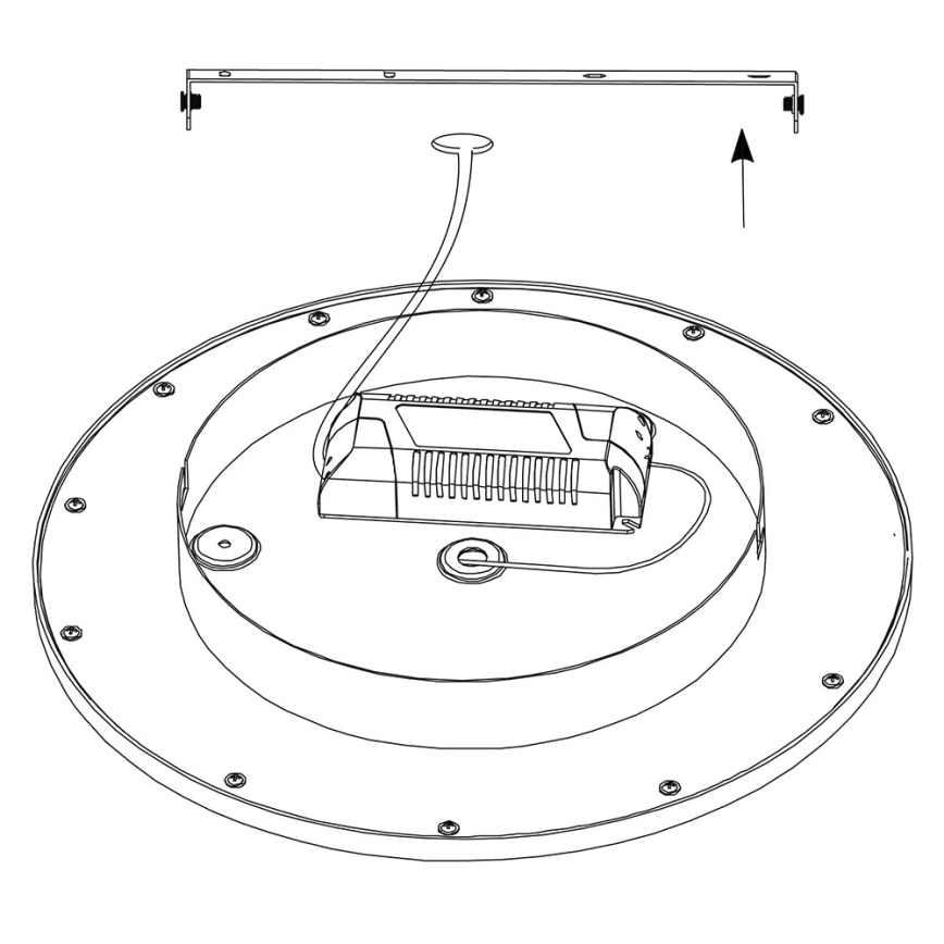 Eglo - LED RGBW dimmbare Deckenleuchte SARSINA-C LED/16W/230V + Fernbedienung