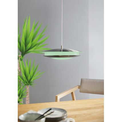 Eglo 98043 - LED RGBW Lampadario dimmerabile a sospensione con filo MONEVA LED/18W/230V