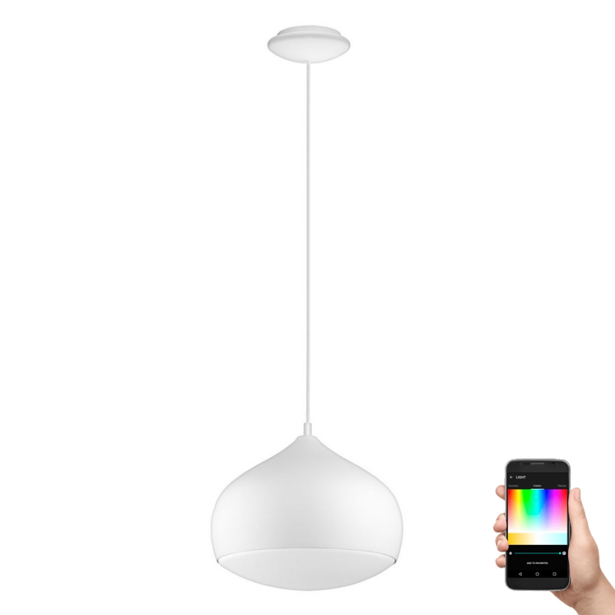 Eglo - Lampadario LED RGBW dimmerabile su una corda COMBA-C LED/18W/230V Bluetooth