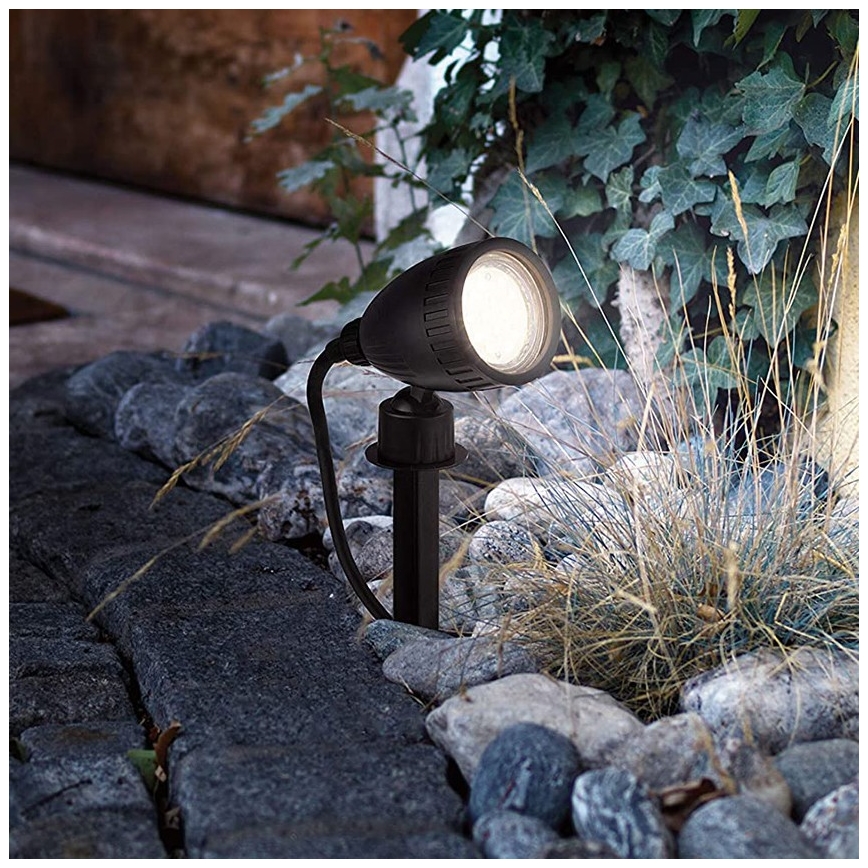 Eglo 98052 - Lampada LED RGB da esterno NEMA-C 1xGU10/5W/230V IP44