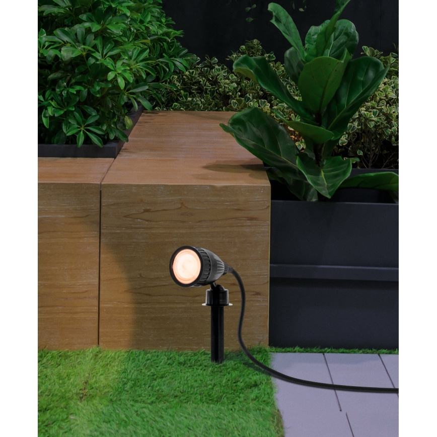 Eglo 98052 - Lampe extérieure LED RGB NEMA-C 1xGU10/5W/230V IP44
