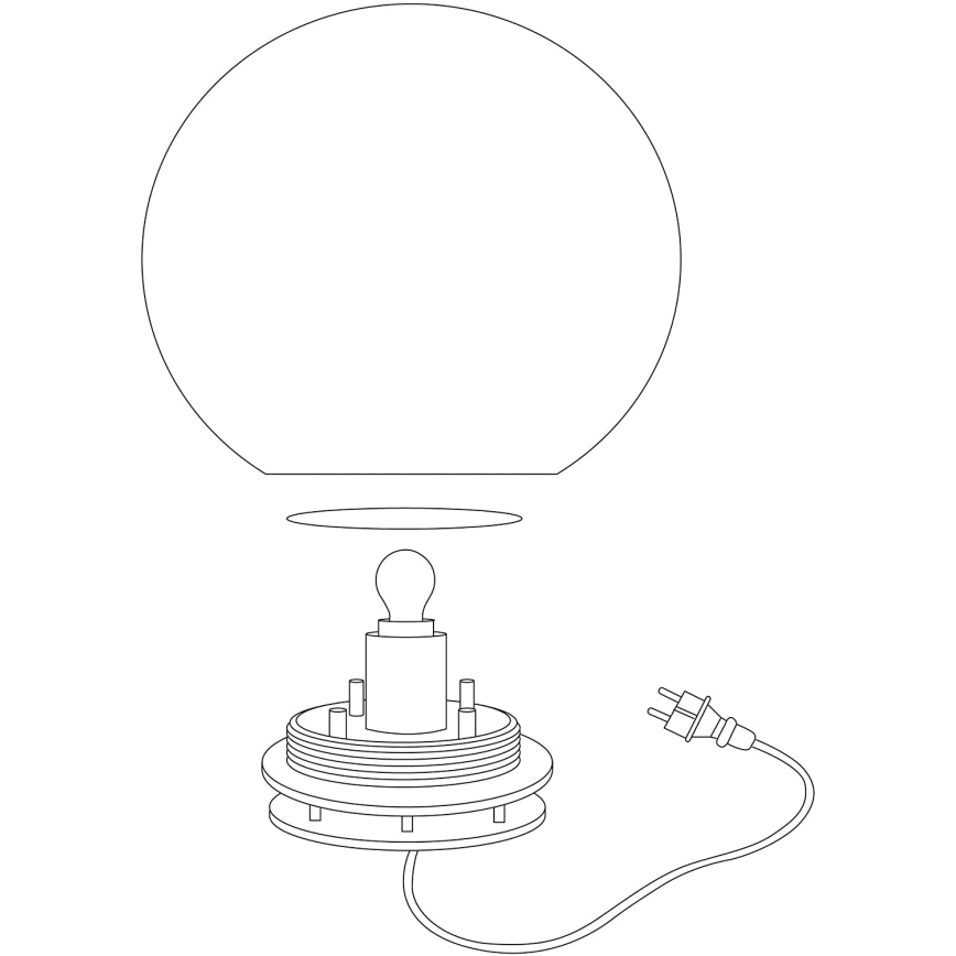 Eglo 98105 - Lampe d'extérieur LED RGBW MONTEROLO-C LED/9W/230V IP65 Ø300 mm