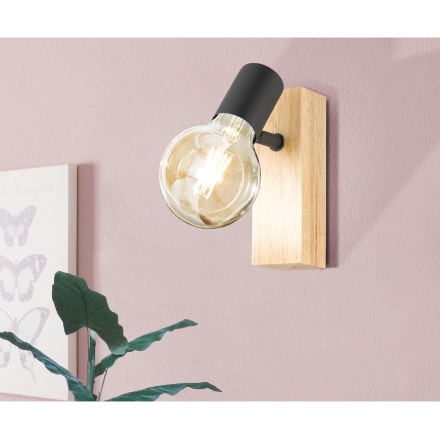 Eglo - Luce Spot da parete TOWNSHEND 1xE27/10W/230V