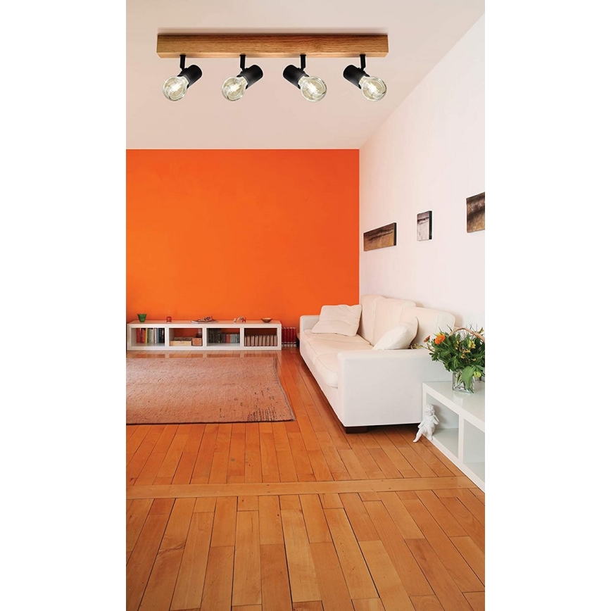 Eglo - Luce Spot TOWNSHEND 4xE27/10W/230V