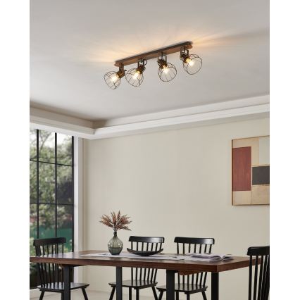 Eglo 98137 - Spotleuchte SAMBATELLO 4xE27/40W/230V