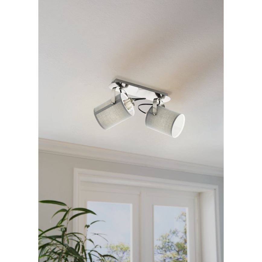 Eglo 98139 - Faretto VILLABATE 2xE27/10W/230V