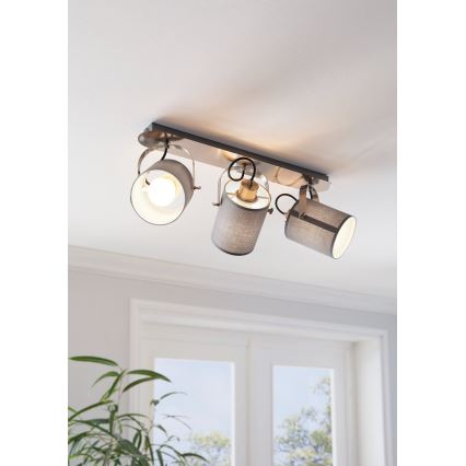 Eglo 98141 - Spotleuchte VILLABATE 3xE27/10W/230V