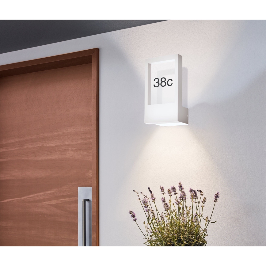 Eglo - Numero civico 1xE27/28W/230V IP4bianco