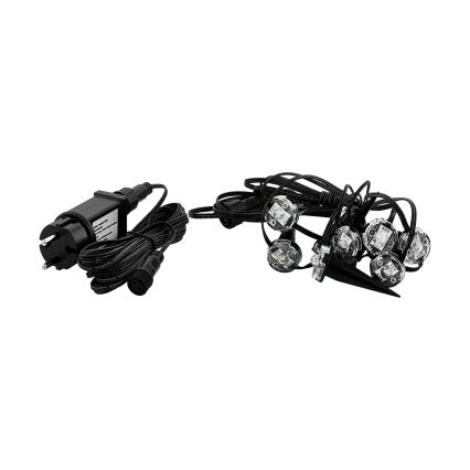 Eglo - LED Guirlande décorative d'extérieur 9xLED 10m IP65 blanc chaud