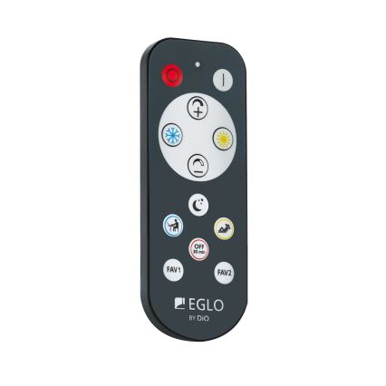 Eglo - Plafonnier LED dimmable, 24W/230V, Ø 45 cm + télécommande