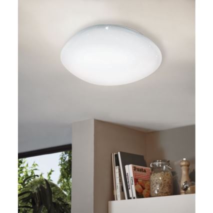 Eglo 98228 - Plafoniera dimmerabile a LED SILERAS-A LED/36W/230V Ø 60 cm + telecomando