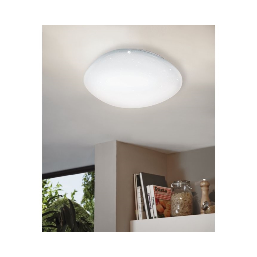 Eglo 98228 - Plafoniera dimmerabile a LED SILERAS-A LED/36W/230V Ø 60 cm + telecomando