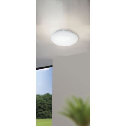 Eglo 98228 - Plafoniera dimmerabile a LED SILERAS-A LED/36W/230V Ø 60 cm + telecomando