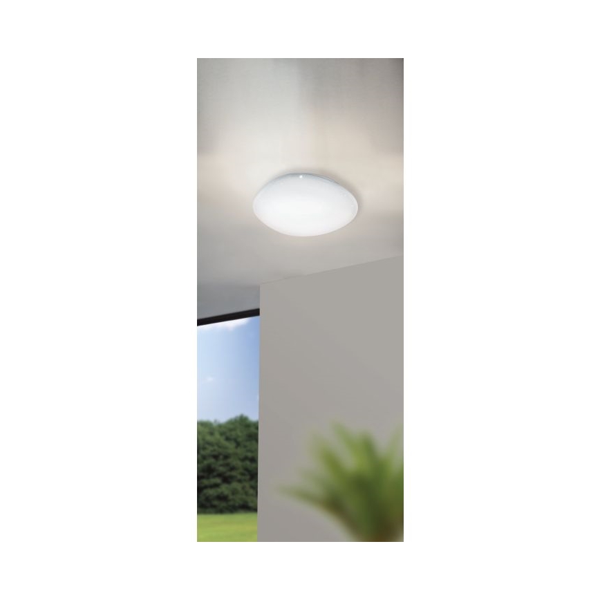 Eglo 98228 - Plafoniera dimmerabile a LED SILERAS-A LED/36W/230V Ø 60 cm + telecomando