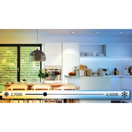 Eglo 98228 - Plafoniera dimmerabile a LED SILERAS-A LED/36W/230V Ø 60 cm + telecomando