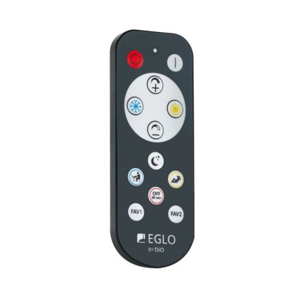 Eglo 98228 - Plafoniera dimmerabile a LED SILERAS-A LED/36W/230V Ø 60 cm + telecomando