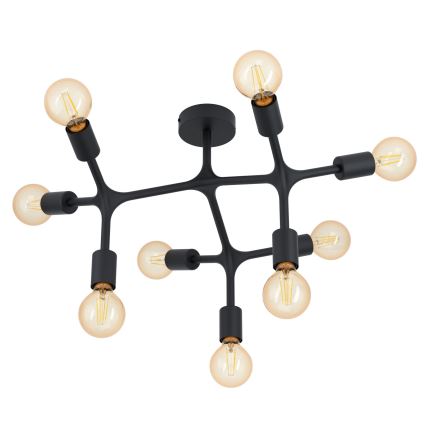 Eglo - Lampadario a plafone 9xE27/60W/230V
