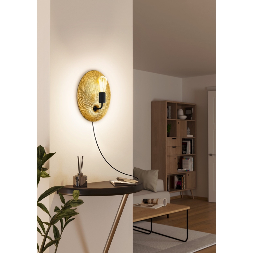Eglo 98379 - Wandleuchte GASCUERIA 1xE27/60W/230V