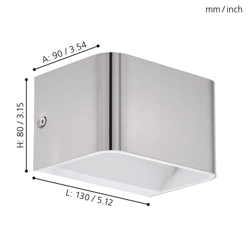 Eglo - Applique murale LED/6W/230V 3000K chrome mat